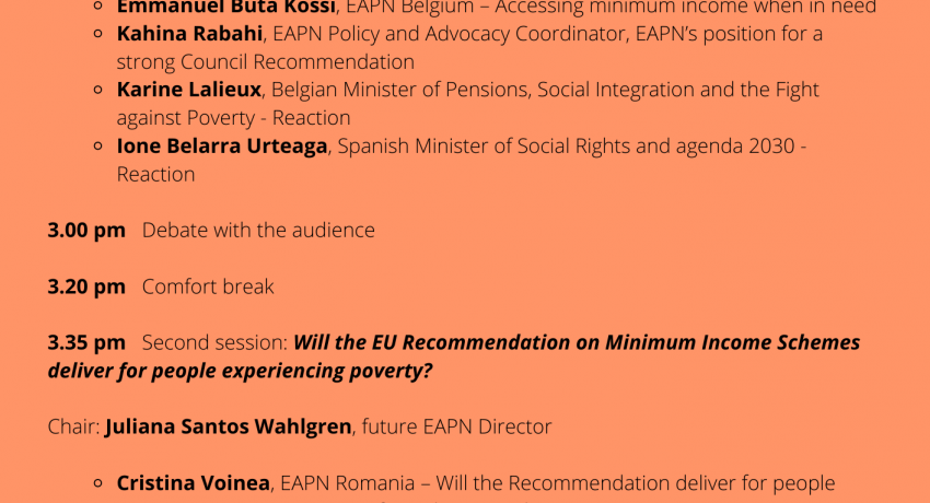 The programme of the Policy Conference 