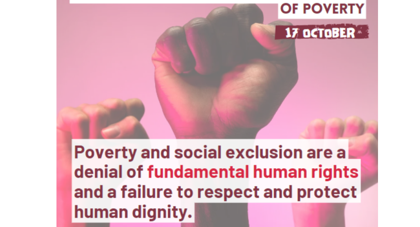 17 Οκτωβρίου-Η Διεθνής Ημέρα για την Εξάλειψη της Φτώχειας δεν είναι γιορτή
